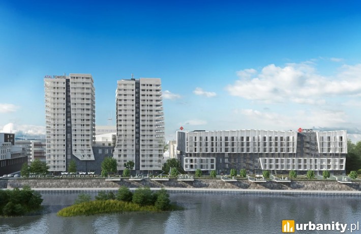 Atal Towers II we Wrocławiu - wizualizacja
