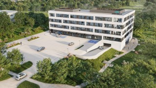 Projekt biurowca przy Związkowej 14 w Lublinie, wiz. materiały inwestora