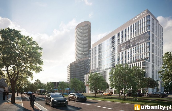 Wizualizacja kompleksu Centrum Południe we Wrocławiu