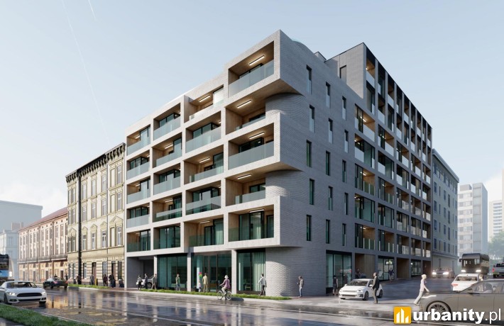 Projekt inwestycji City Apartments w centrum Wrocławia, fot. materiały inwestora