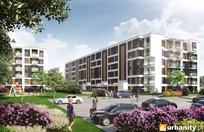 Delia Park w Zamościu - wizualizacja