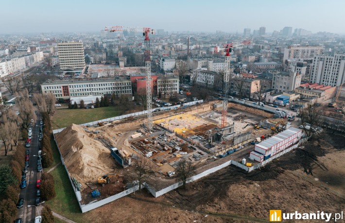 Budowa nowej siedziby Sądu Rejonowego w Łodzi, fot. Balzola Polska