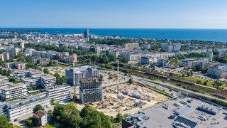 SkyCity rośnie nad Gdynią. Docelowo kompleks zwieńczy 120 metrowa wieża