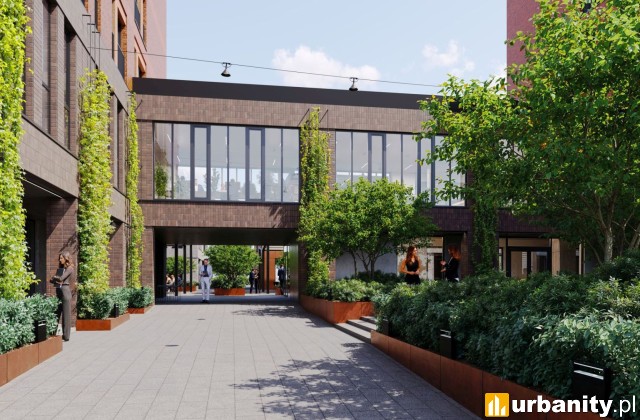 Projekt etapu Soho Hub, wizualizacja, wiz. Yareal