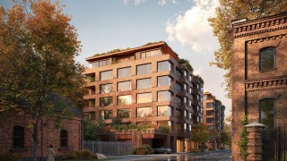 Projekt inwestycji przy Tymienieckiego 17 w Łodzi, wiz. materiały inwestora