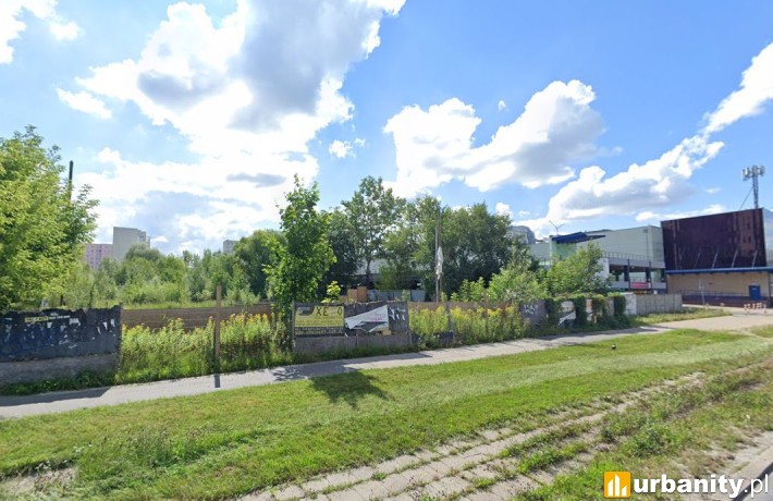 Działka przy ulicy Cynamonowej w dzielnicy Ursynów, fot. google street