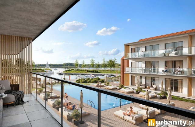 Projekt inwestycji Vista Mikołajki, wizualizacja, wiz. materiały inwestora