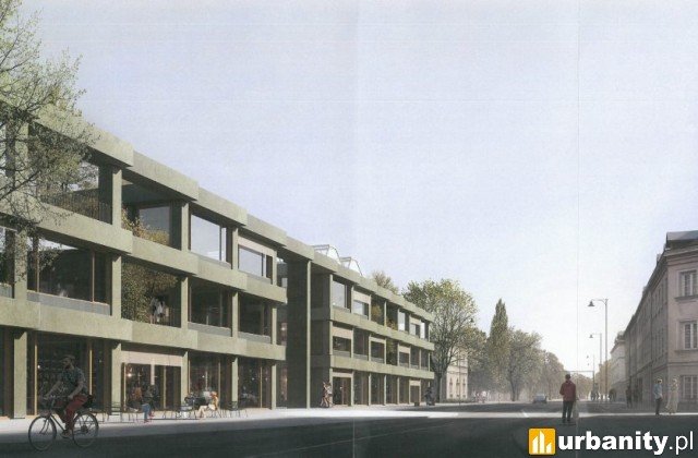 Projekt budynku naukowo-dydaktycznego przy ul. Bednarskiej 2/4