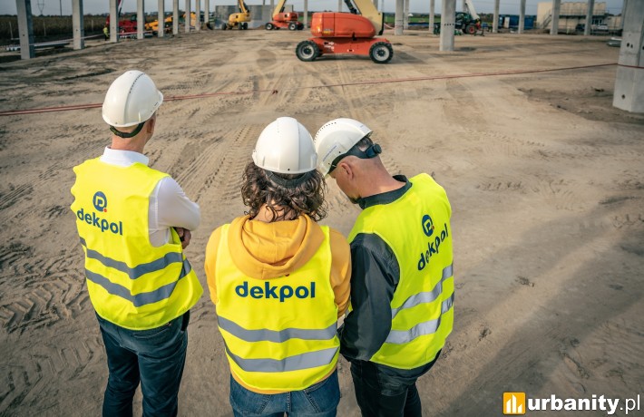 Pod Łodzią powstaje centrum logistyczne Grupy Żabka, fot. Dekpol
