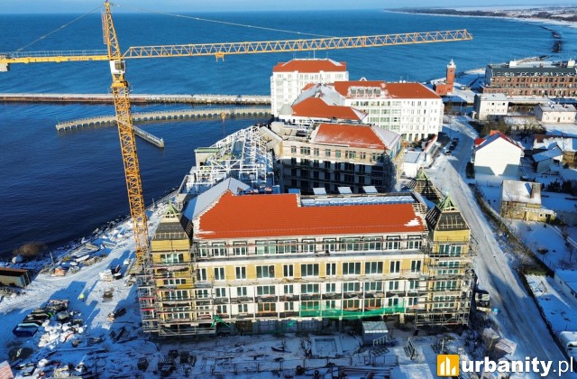 Wiecha na ostatnim z budynków Marina Royale w Darłowie, fot. materiały inwestora