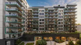 Projekt inwestycji mieszkaniowej MOG31 w Krakowie, wiz. materiały inwestora