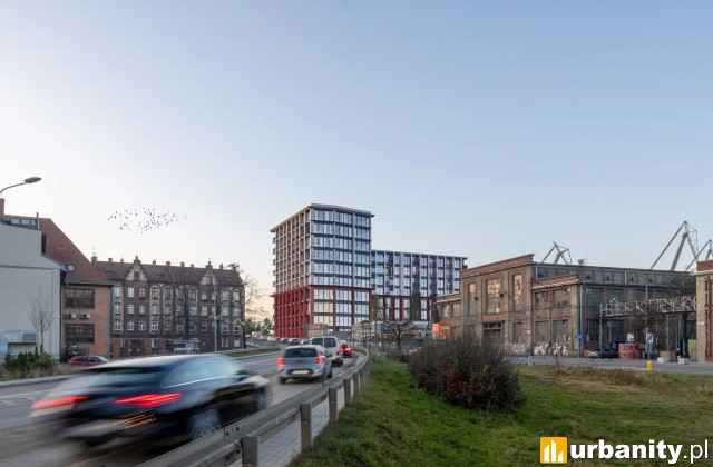 Projekt inwestycji Palio H w Gdańsku, wiz. materiały inwestora