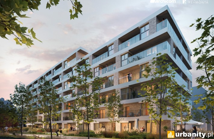 Nowy etap osiedla Przystań Reymonta we Wrocławiu, wiz. materiały dewelopera