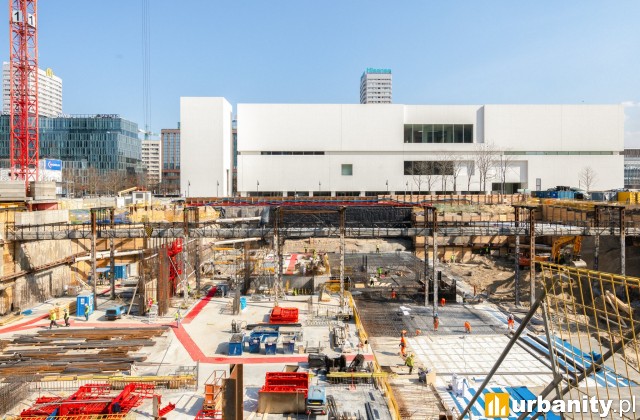 Budowa TR Warszawa odnotowuje finał robót związanych z wykonaniem wykopu, fot. Marta Ejsmont / WARBUD SA