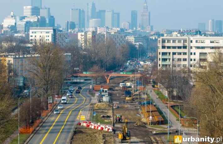 Najtrudniejszy etap prac przy realizacji inwestycji, fot. C. Warś, um.warszawa.pl