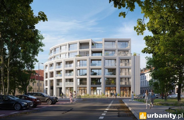 Projekt inwestycji przy placu Bankowym w Śródmieściu, wiz. materiały inwestora