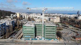 Kameralny biurowiec w Gdyni osiągnął docelową wysokość