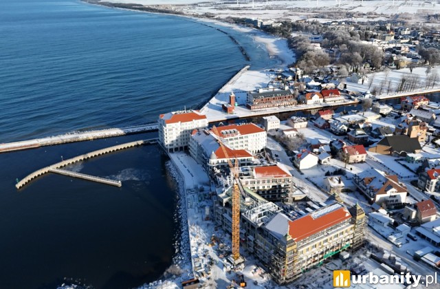 Wiecha na ostatnim z budynków Marina Royale w Darłowie, fot. materiały inwestora