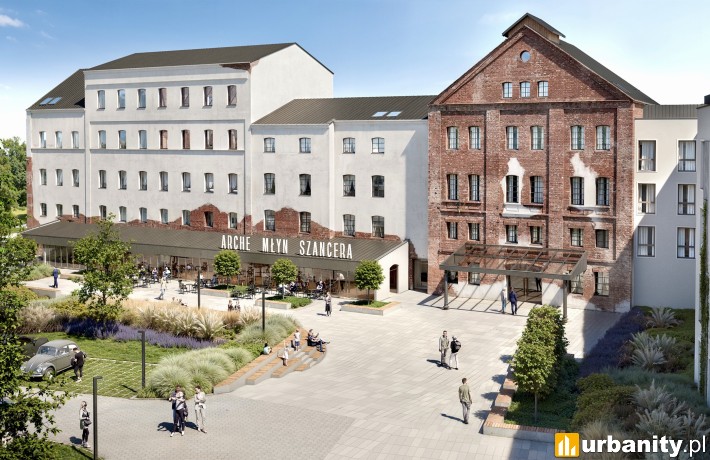 Młyn Szancera w Tarnowie zamieni się w modny hotel, wiz. Grupa Arche