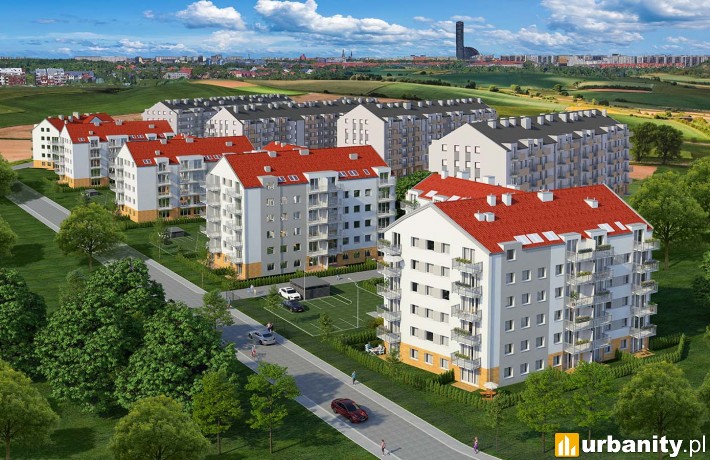 Murapol Jagodno Park - wizualizacja, materiały prasowe