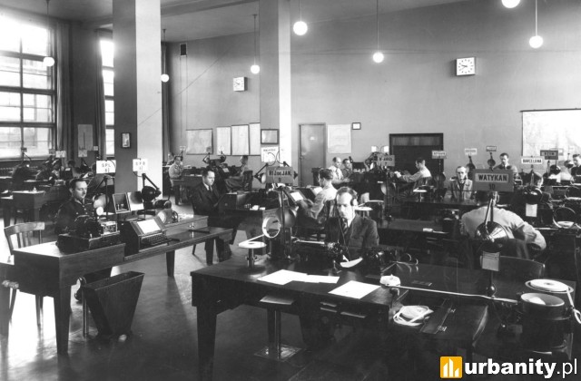 Nowogrodzka 45, Urząd Telekomunikacyjny; Centralne Biuro Operacyjne, przed 1939 r.; Fotopolska