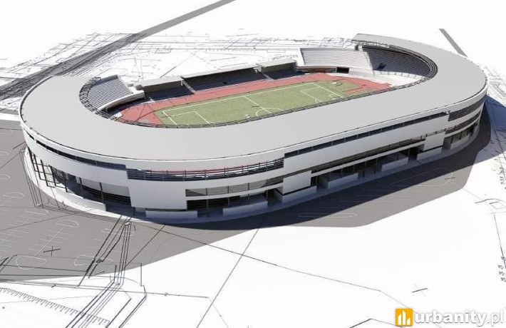 Podkarpackie Centrum Lekkoatletyczne, wiz. ZK Architekci