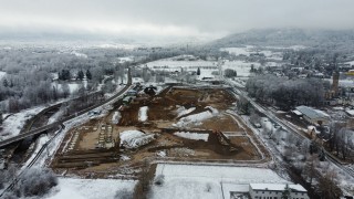 Tak obecnie wygląda budowa inwestycji Przystanek Karkonosze, fot. materiały inwestora