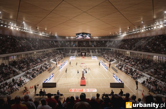 Tak wyglądały będą nowe obiekty sportowe na terenie Skry, wiz. Bujnowski Architekci i ATJ ARCHITEKCI