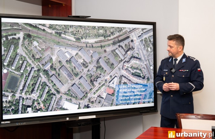  Jest porozumienie w sprawie superkomendy Policji we Wrocławiu przy ul. Poznańskiej, fot. Biuro Prasowe Urzędu Miasta