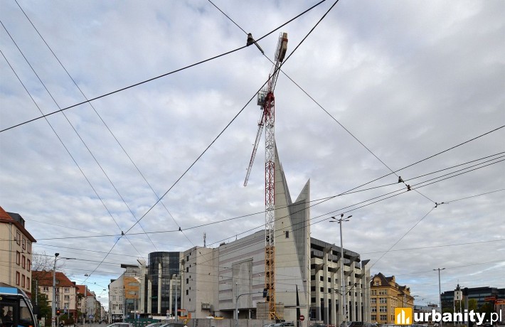 Działka, na której powstaje hotel firmy Otis, fot. alsen strasse 67