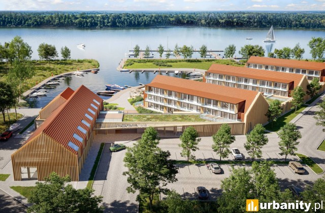 Projekt inwestycji Vista Mikołajki, wizualizacja, wiz. materiały inwestora