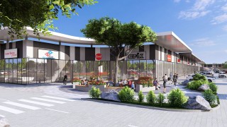 BIG Piła - nowe centrum handlowe, wiz. materiały inwestora