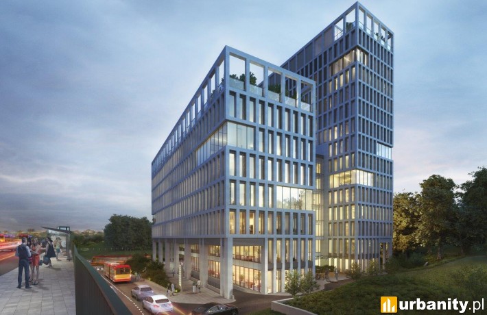 Koncepcja architektoniczna biurowca Vector+