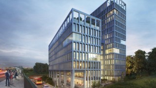 Prawie gotowy biurowiec Vector+ w Warszawie
