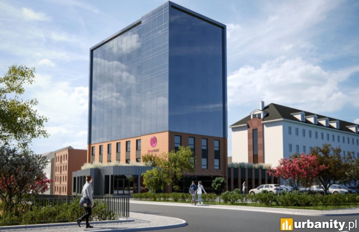 Hotel sieci Focus Hotels w Bydgoszczy - wizualizacja