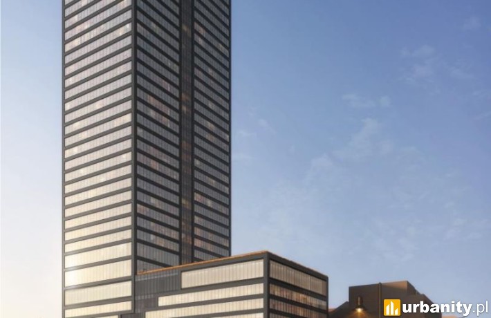 Wizualizacja 14-metrowego wieżowca Liberty Tower, wiz. materiały inwestora