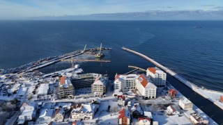 Wiecha na ostatnim z budynków Marina Royale w Darłowie, fot. materiały inwestora