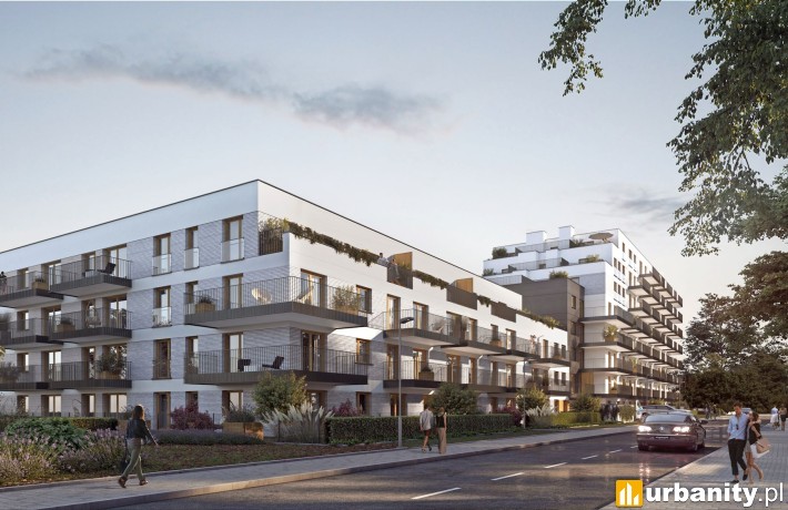 Wizualizacja nowej inwestycji Stilla w dzielnicy Włochy, wiz. materiały dewelopera