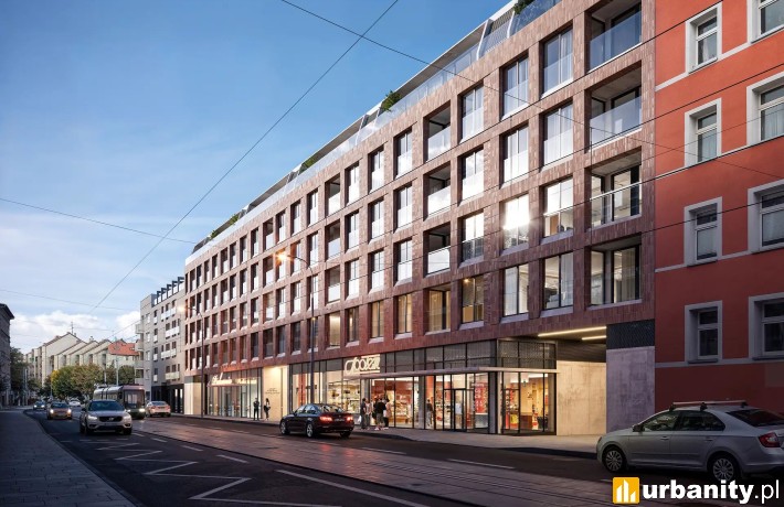 Projekt inwestycji Stoczniowiec przy Parkowej, wiz. materiały inwestora