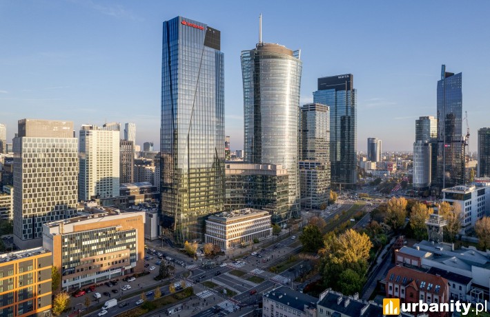 Wieżowiec The Bridge należący do Ghelamco Poland, fot. materiały inwestora
