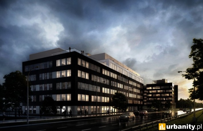 Wizualizacja biurowca West Link we Wrocławiu