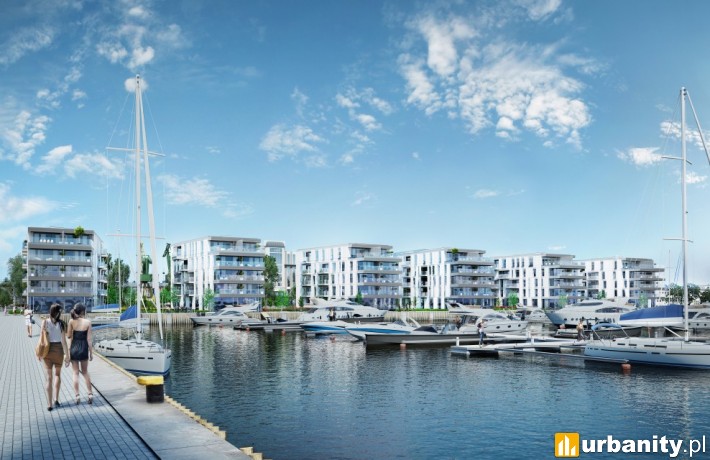 Wizualizacja projektu Yacht Park w Gdyni