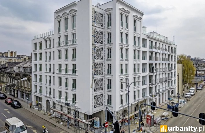 Tak wygląda elewacja Białej Kamienicy w Łodzi, fot. LODZ.PL
