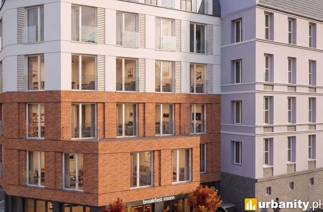 Projekt inwestycji przy Czarnieckiego w Szczecinie, wiz. TUES Pracownia Architektury