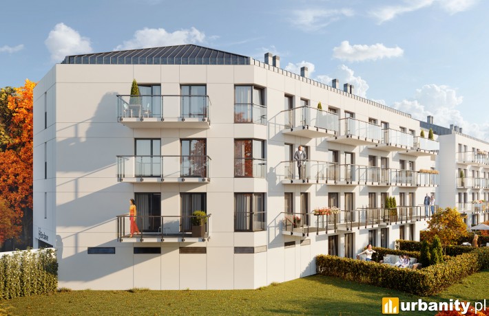 Projekt osiedla Enclave w Pruszkowie