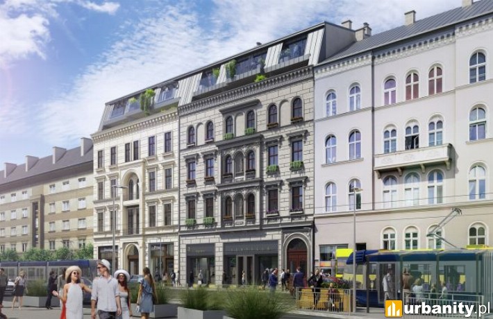Projekt przebudowy kamienicy przy Kołłątaja 24 we Wrocławiu, fot. materiały inwestora