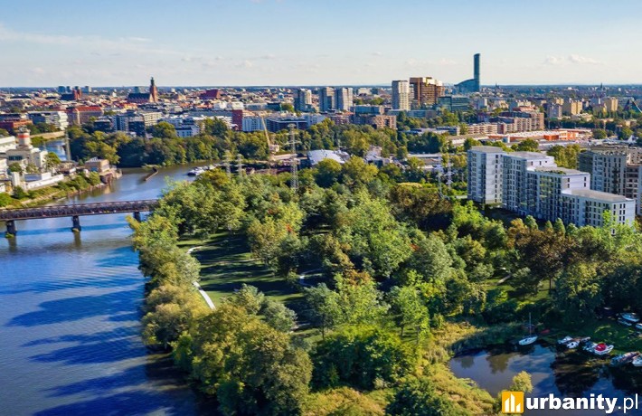 Nowa inwestycja nad Odrą we Wrocławiu z tarasem widokowym na dachu