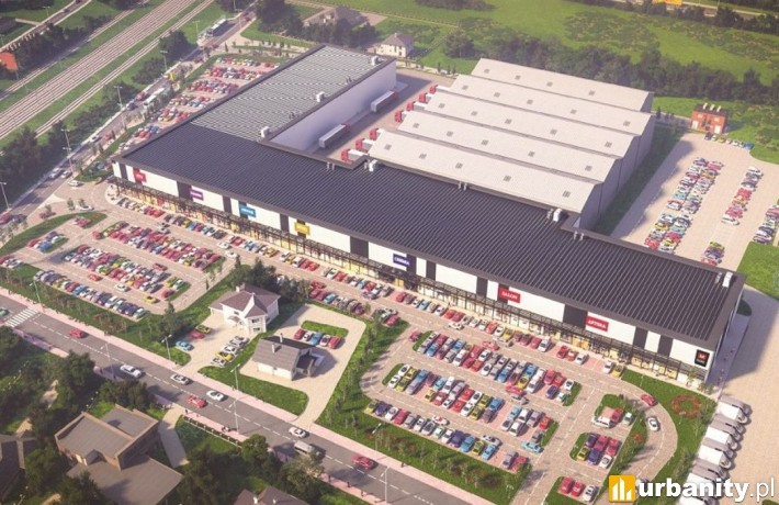 N Park Pionki, wizualizacja, wiz. materiały inwestora