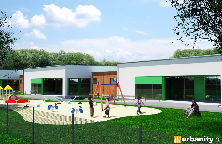 Wizualizacja nowej placówki przy ulicy gen. Maczka