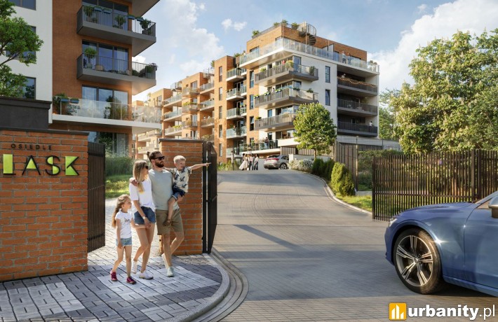 II etap Osiedla Blask w Łodzi, wizualizacja, wiz. materiały dewelopera